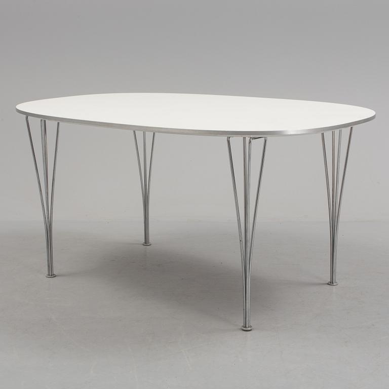 BRUNO MATHSSON AND PIET HEIN, a 'Superellips' dining table from Fritz Hansen, 2005.