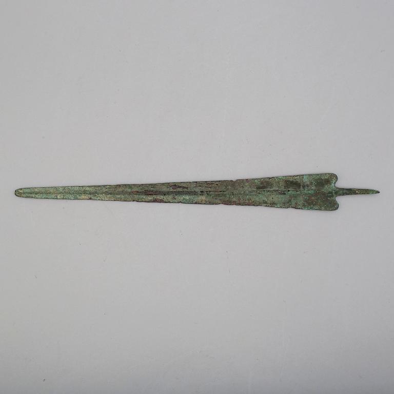 SPJUTSPETS, brons, troligen Loristan, omkring 1000 f.Kr.