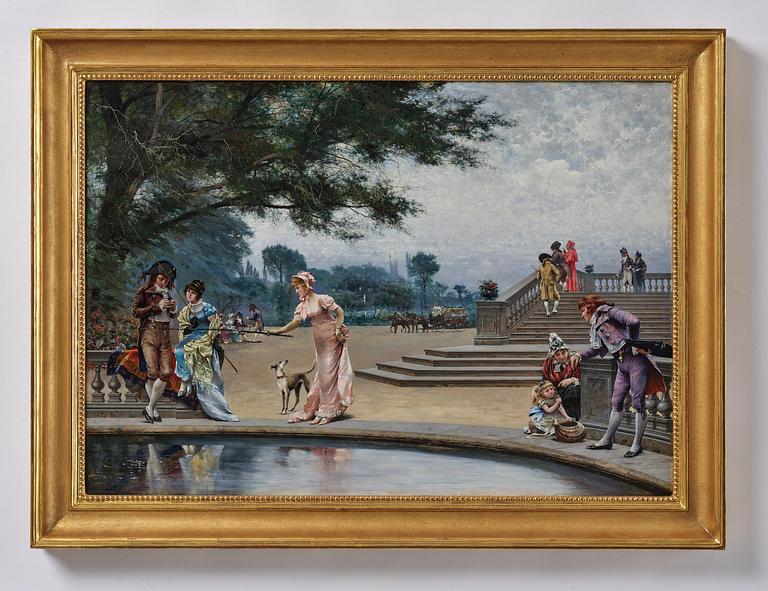 August Hagborg, In the Tuileries Garden.