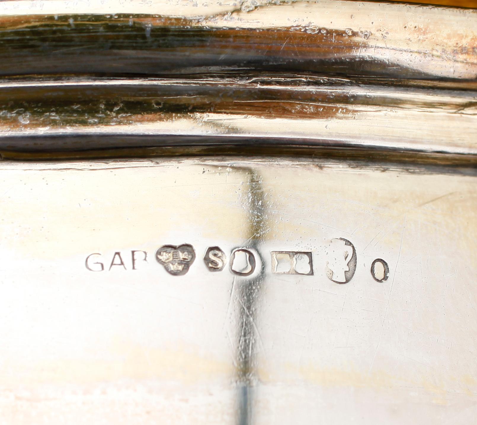 STOP, silver, GAB, Stockholm 1930. Vikt ca 800 gram.
