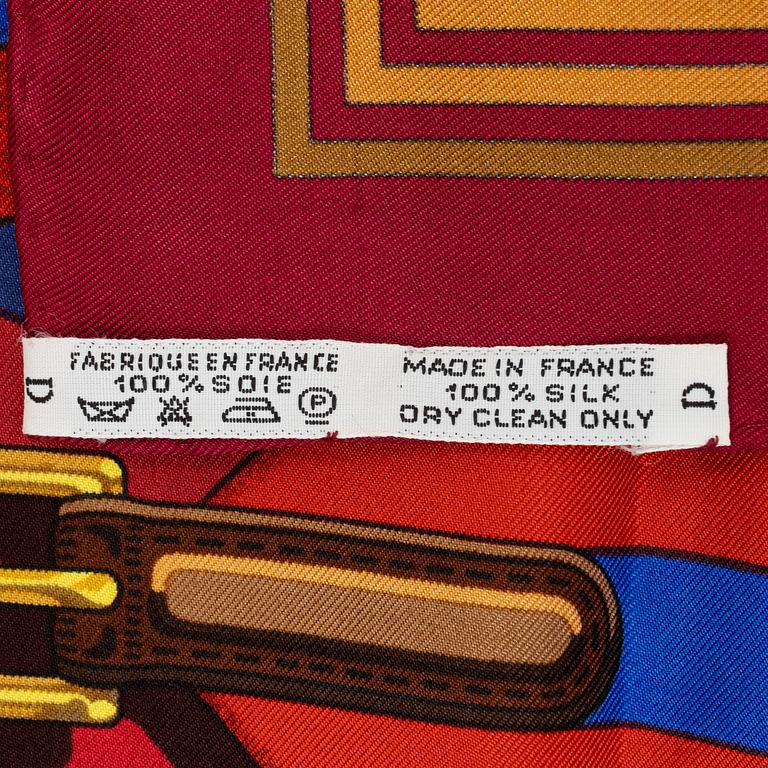 Hermès, scarf, "Sangles".