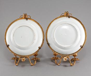 LAMPETTER, ett par, 1800-tal.