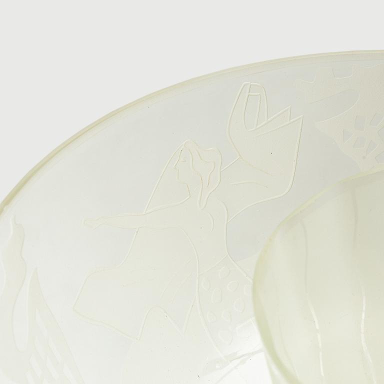 Carl Erik Bodén, A Swedish Modern ceiling lamp, Glössner, 1930's - 1950's .