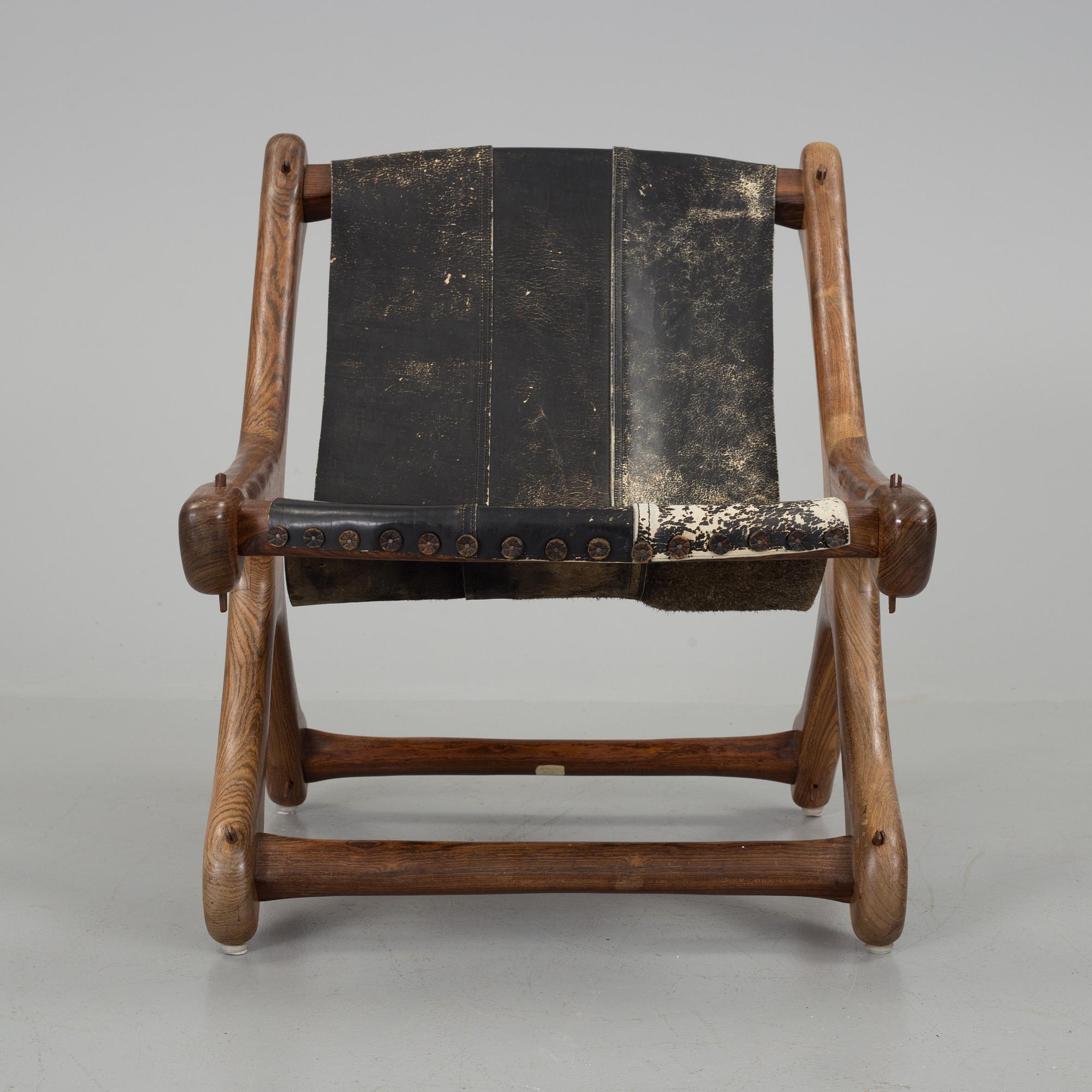 DON SHOEMAKER,  a 'Sloucher' palisander easy chair from Señal S.A.; mexico, 1960's.