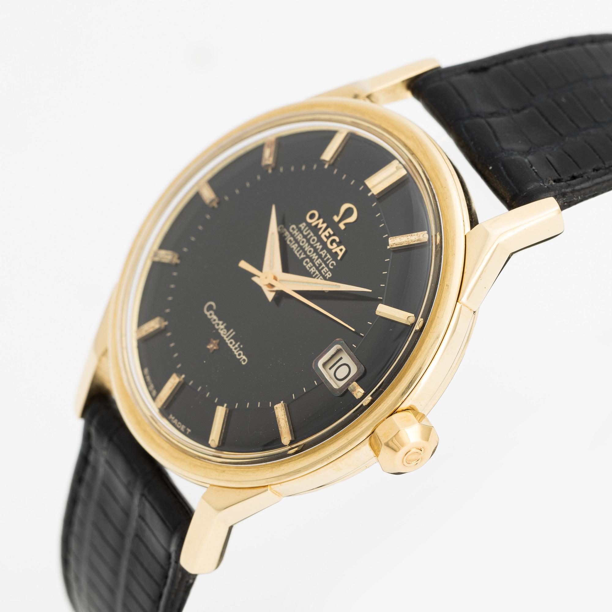 Omega, Constellation, Calendar, "Pie-Pan", ca 1966.