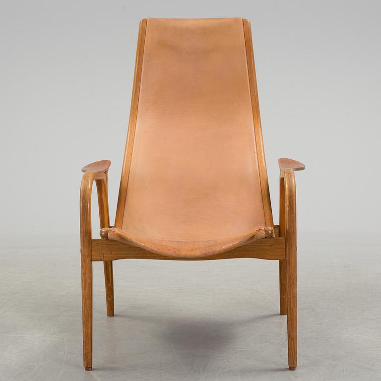 YNGVE EKSTRÖM, a 'Lamino' oak and teak easy chair from Swedese.