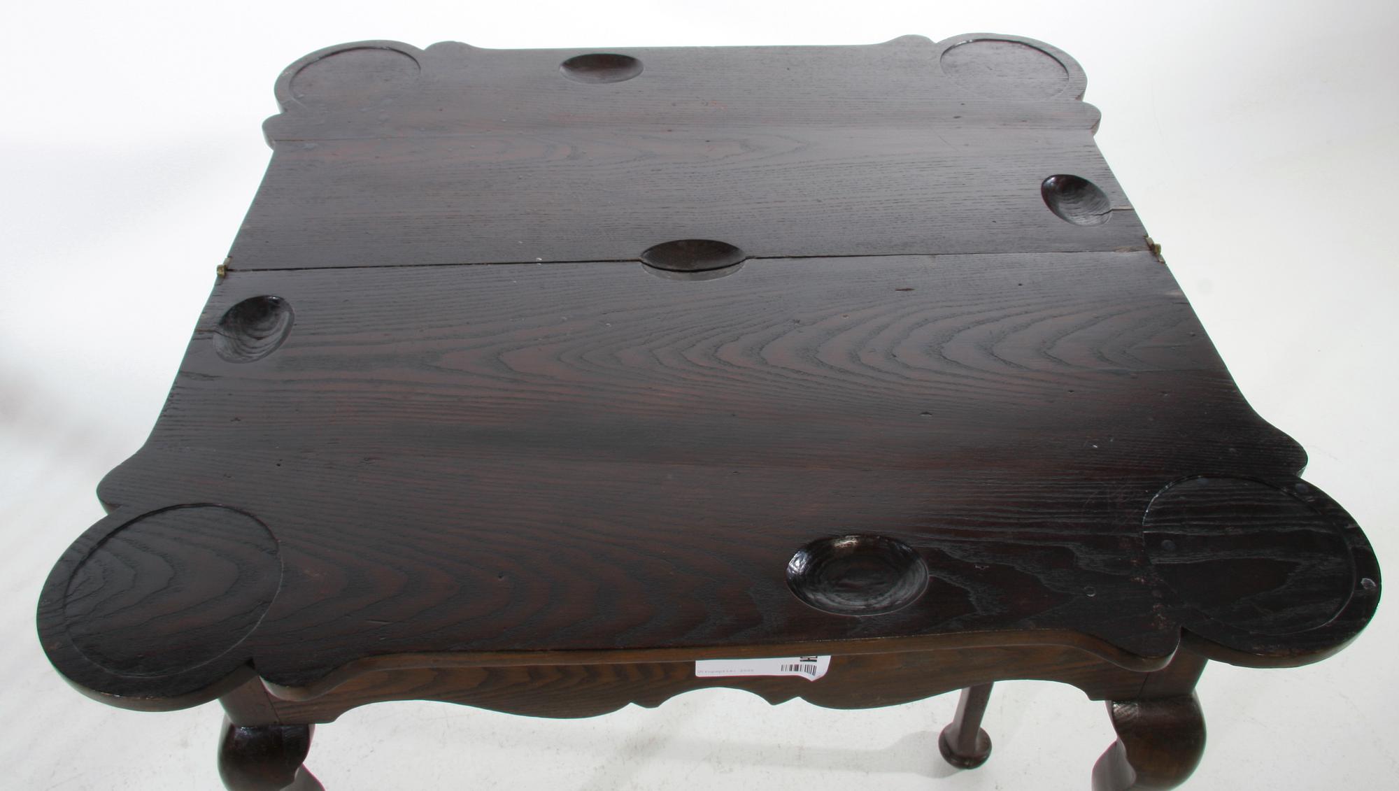 SPELBORD, engelsk rokokostil, 1800-tal.