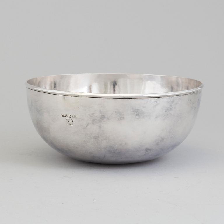 BIRGER HAGLUND, skål, sterlingsilver, Stockholm, 1977.