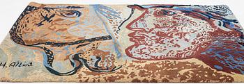 Henrik Allert, a rug/wall hanging, tufted, c. 135 x 195 cm.