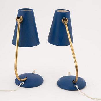 Eric Wärnå, a pair of EWÅ wall/table light, EWÅ, Värnamo.