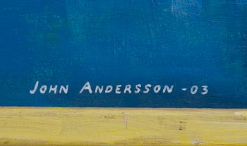 ANDERSSON, JOHN. Olja på pannå, sign o dat -03.