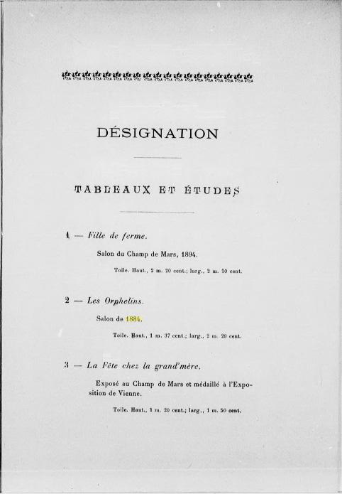 Hugo Salmson, "Les orphelins, à Scane (Suède)” (The Orphans).