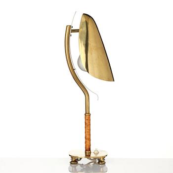 Harald Notini, bordslampa, modell "15582", Arvid Böhlmarks Lampfabrik, Stockholm, 1950-tal.