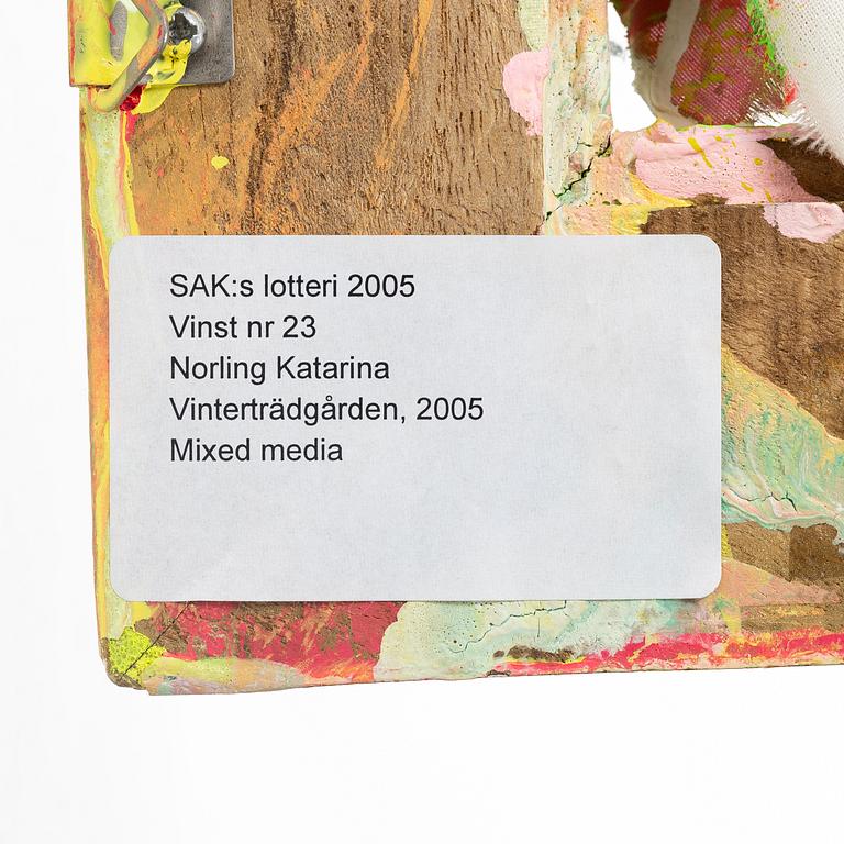 Katarina Norling, "Winter Garden", mixed media, signed and dated 2005.