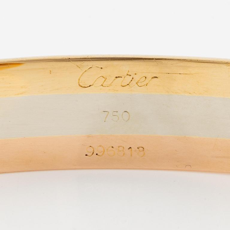 Cartier bracelet "C" 18K gold in three colours.