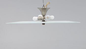 TAKPLAFOND, glas, sannolikt Orrefors, 1930-tal. Höjd ca 15 cm.