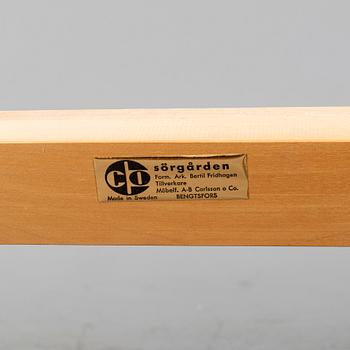 BERTIL FRIDHAGEN, a 'Sörgården' walnut table.