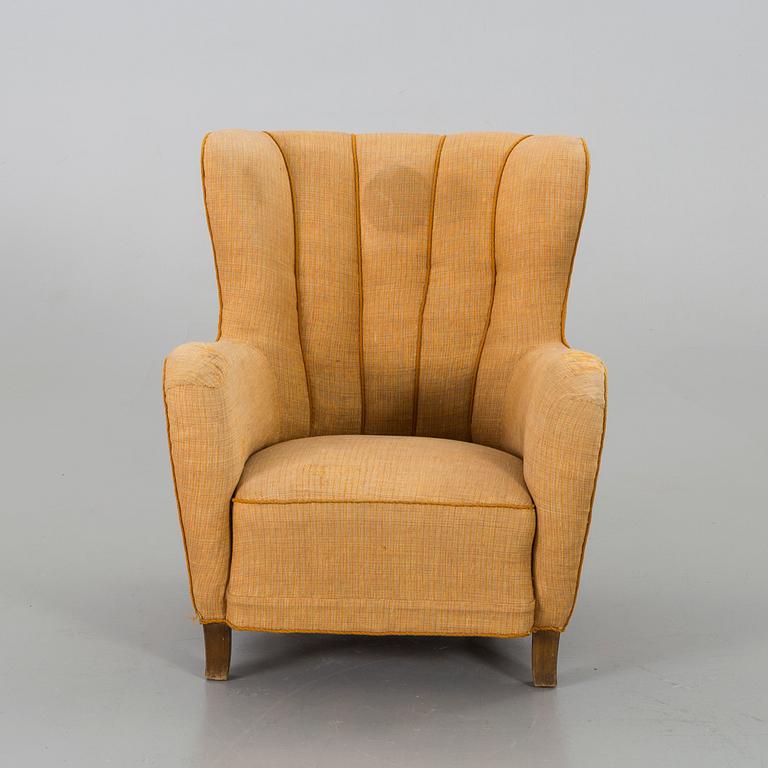 FÅTÖLJ, dansk design 1940-tal.