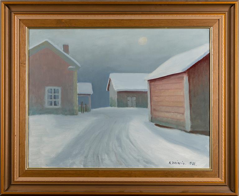 ARMAS VAINIO, oil on canvas, signed and dated 1982.