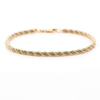 Bracelet, 18K two-tone gold, Italy.