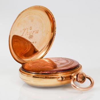 FICKUR, 18k guld, tidigt 1900-tal.