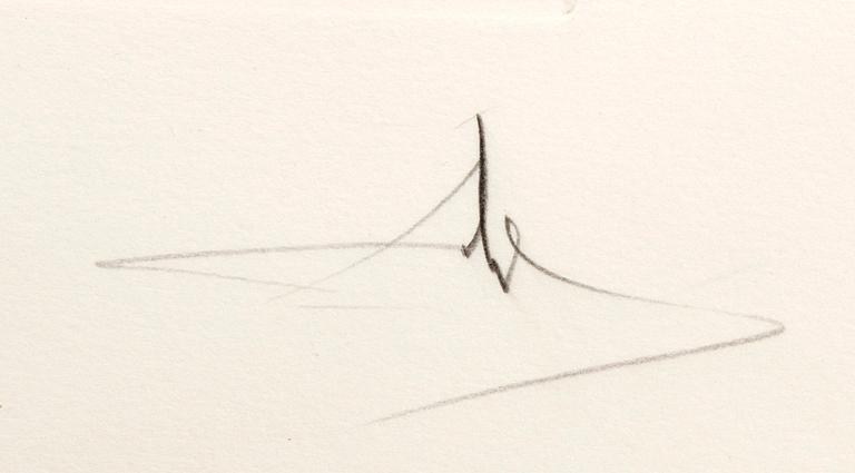 Salvador Dalí, drypoint etching signed and numbered 27/150.