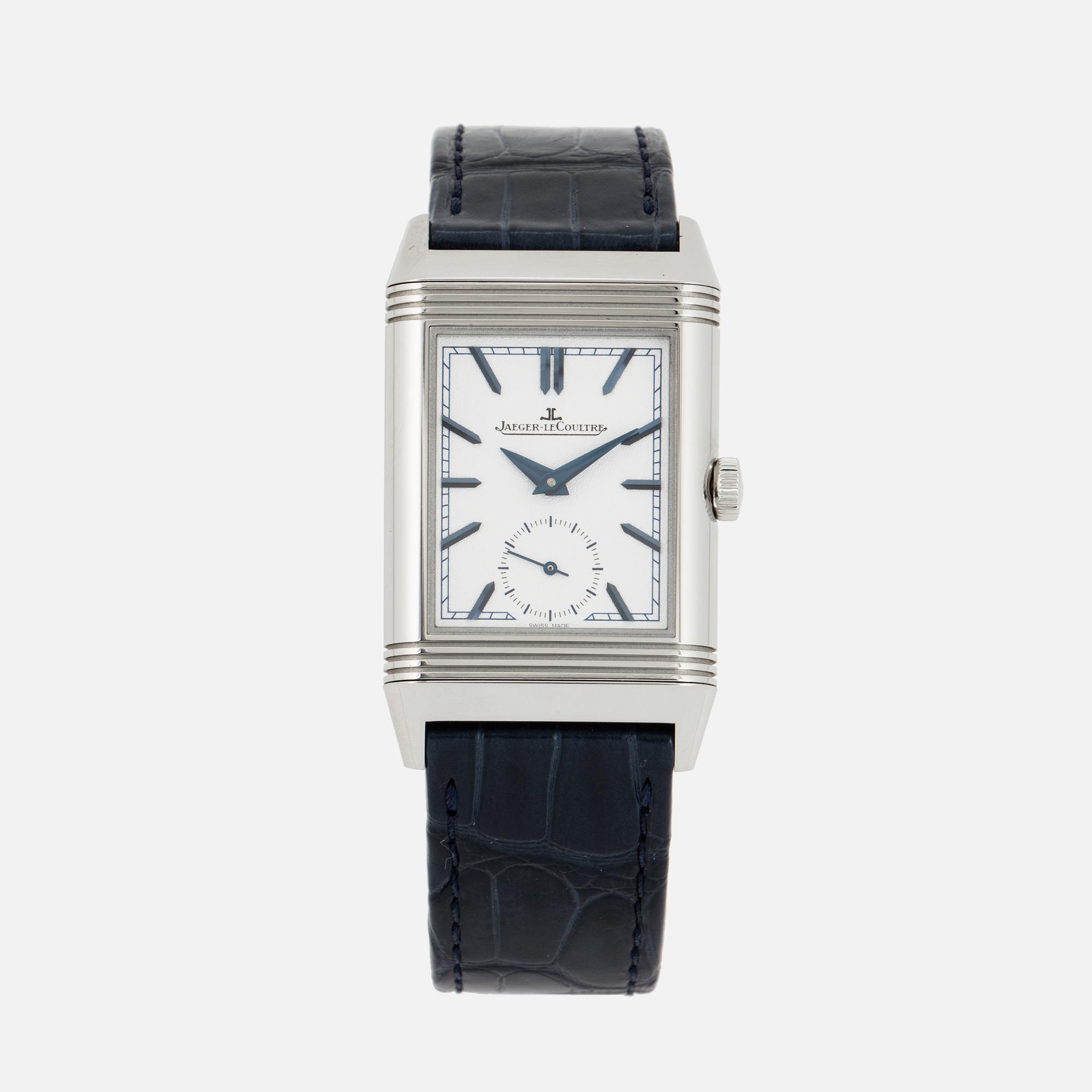 JAEGER-LeCOULTRE, Reverso Tribute Duoface, wristwatch, 25.5 x 31 (42) mm.
