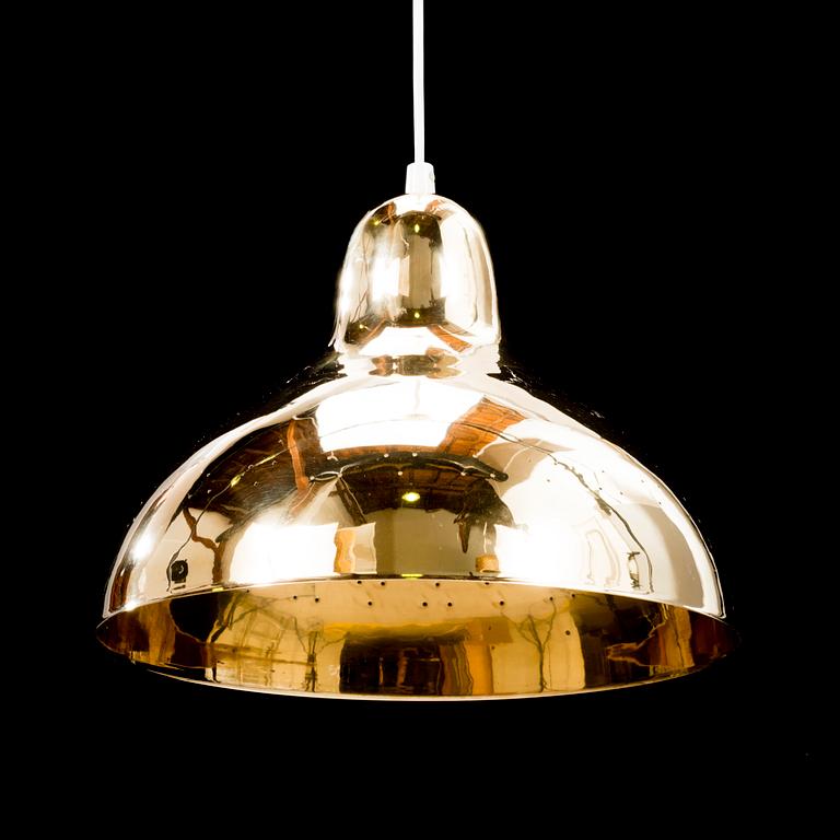 A 1970's pendant light.