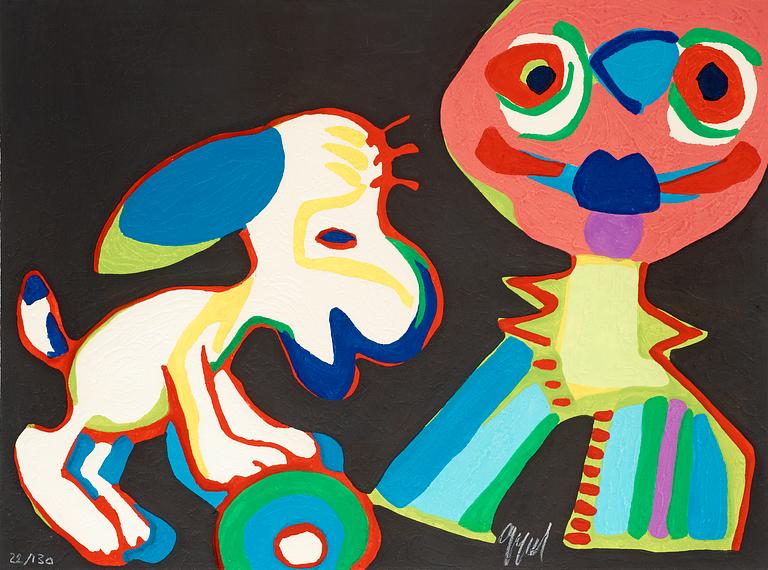 Karel Appel, "Sur la piste de Manhattan", ur: "La Cirque".