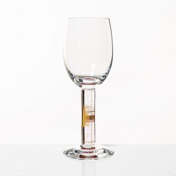 Gunnar Cyrén, glasservis, 22 delar, "Nobel", Orrefors.