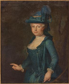 Johann Philipp Hoffmeister, tillskriven, "Carolina Lewenhaupt" (1725-1775).