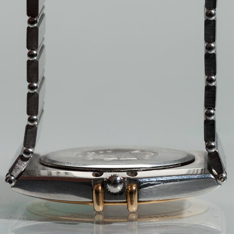 ARMBANDSUR, herr, Omega Constellation Chronometer, guld och stål. 1900-talets slut.