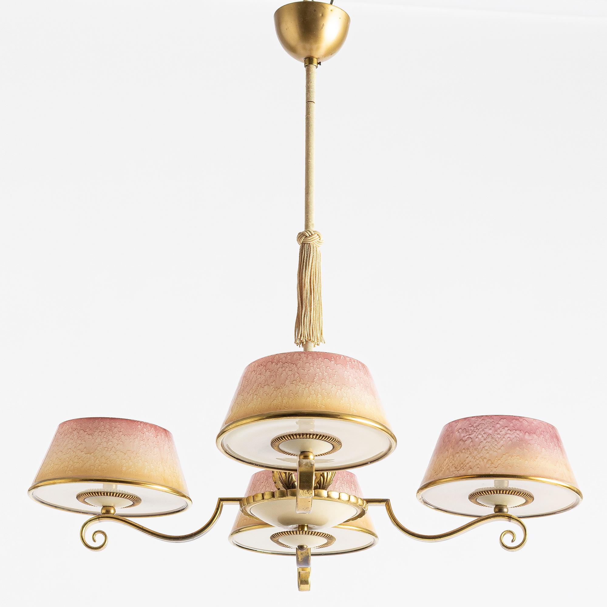 Ceiling lamp, first half of the 20th century.