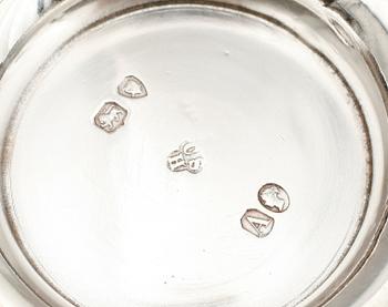 SILVERFÖREMÅL, 4 delar, 1800-/1900-tal. Vikt ca 170 g.