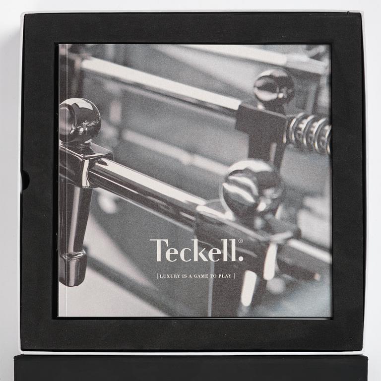 Adriano Design, foosball table, "Cristallino Classic", Teckell, Italy.