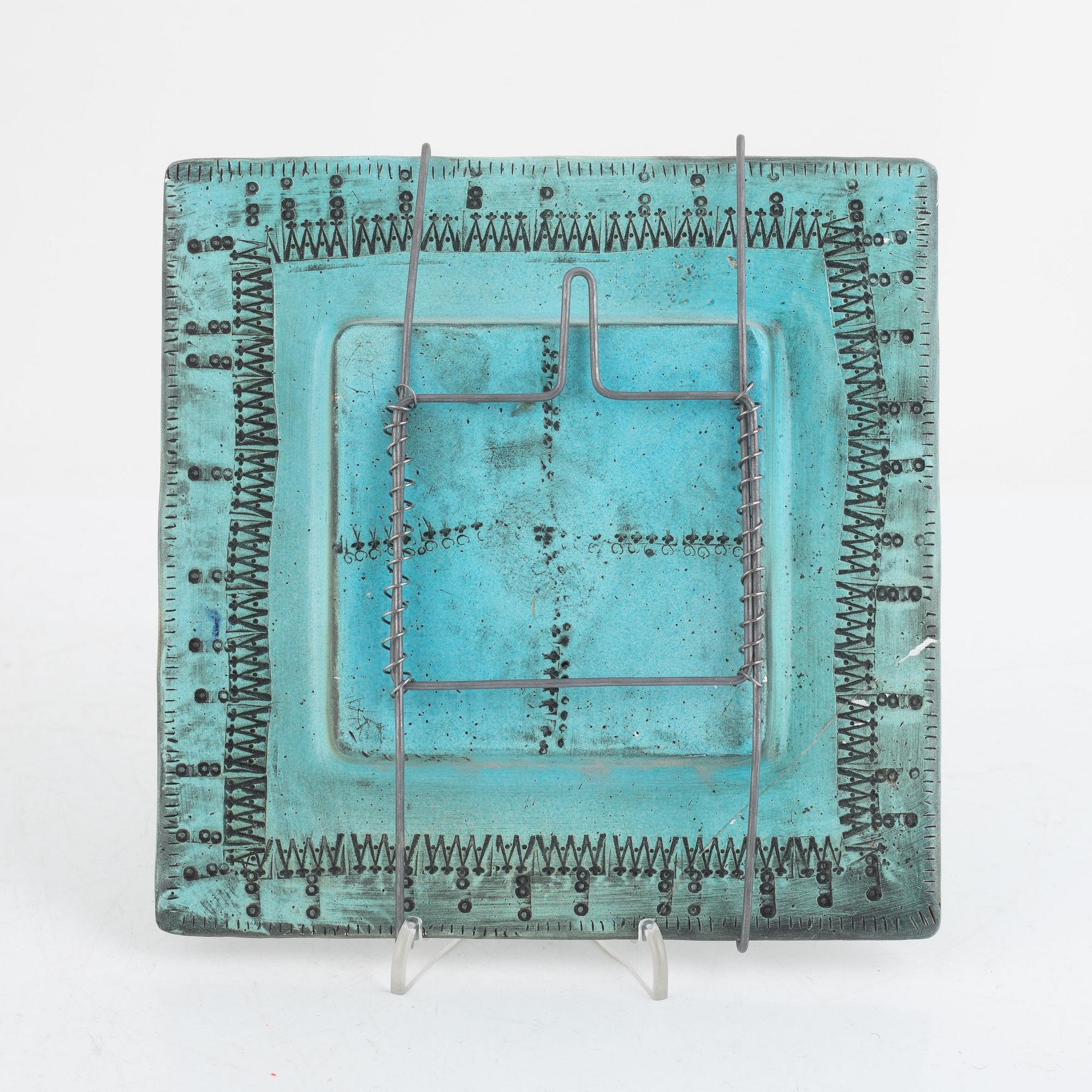 Rut Bryk, relief/fat, stengods, Finland, omkring 1960.