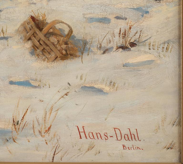 Hans Dahl, Snöbollskastning.