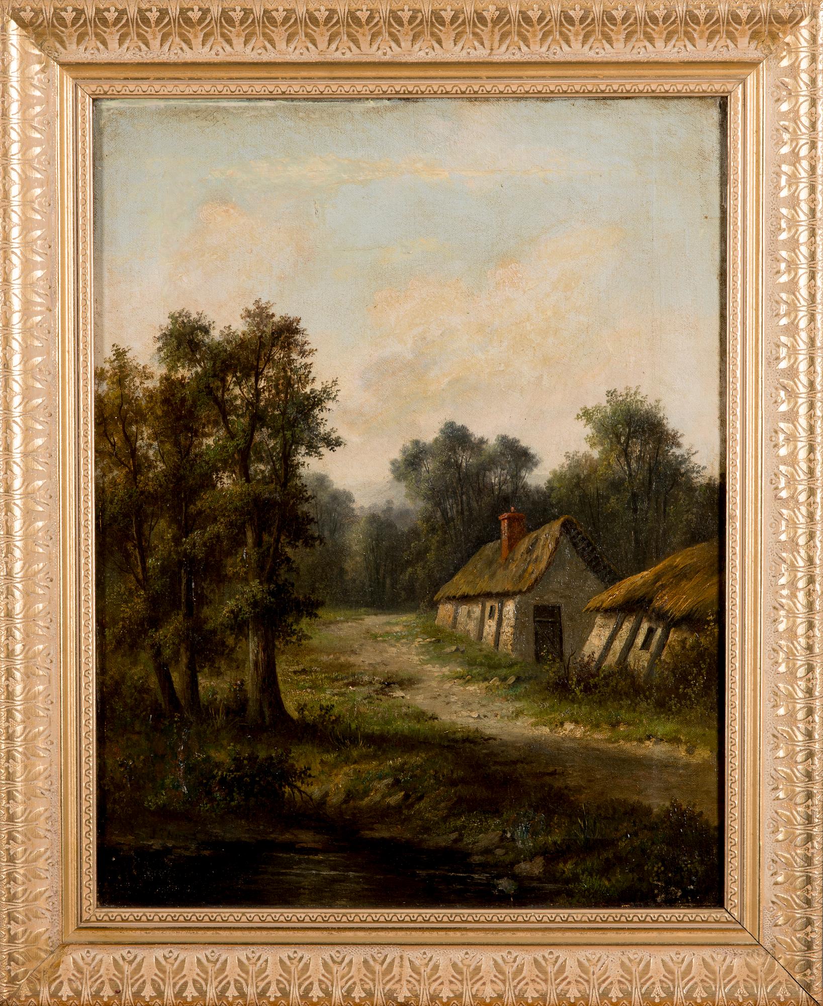 JOSEPH THORS, olja på duk, signerad och daterad 1884.