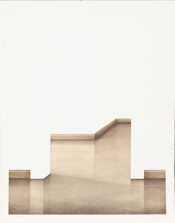 MAPP, 4 färglitografier, Peter Paul, Bernhard Jäger, Leinhard von Monkiewitsch samt Wolfgang Opperman, sign & nr 182/222.