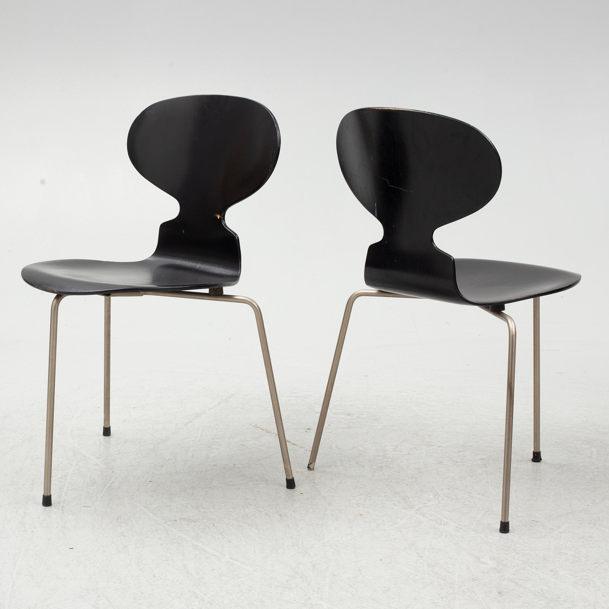 Arne Jacobsen,  four 'Ant', Fritz Hansen.