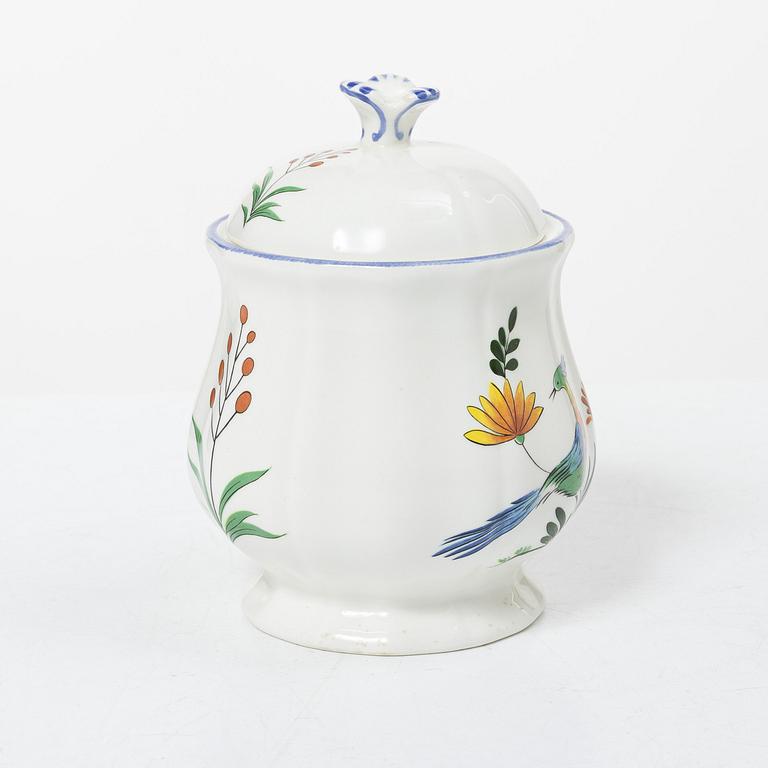 A part coffee set, "Oiseaux de Paradis" Gien, France, 21st century. (14 pieces).