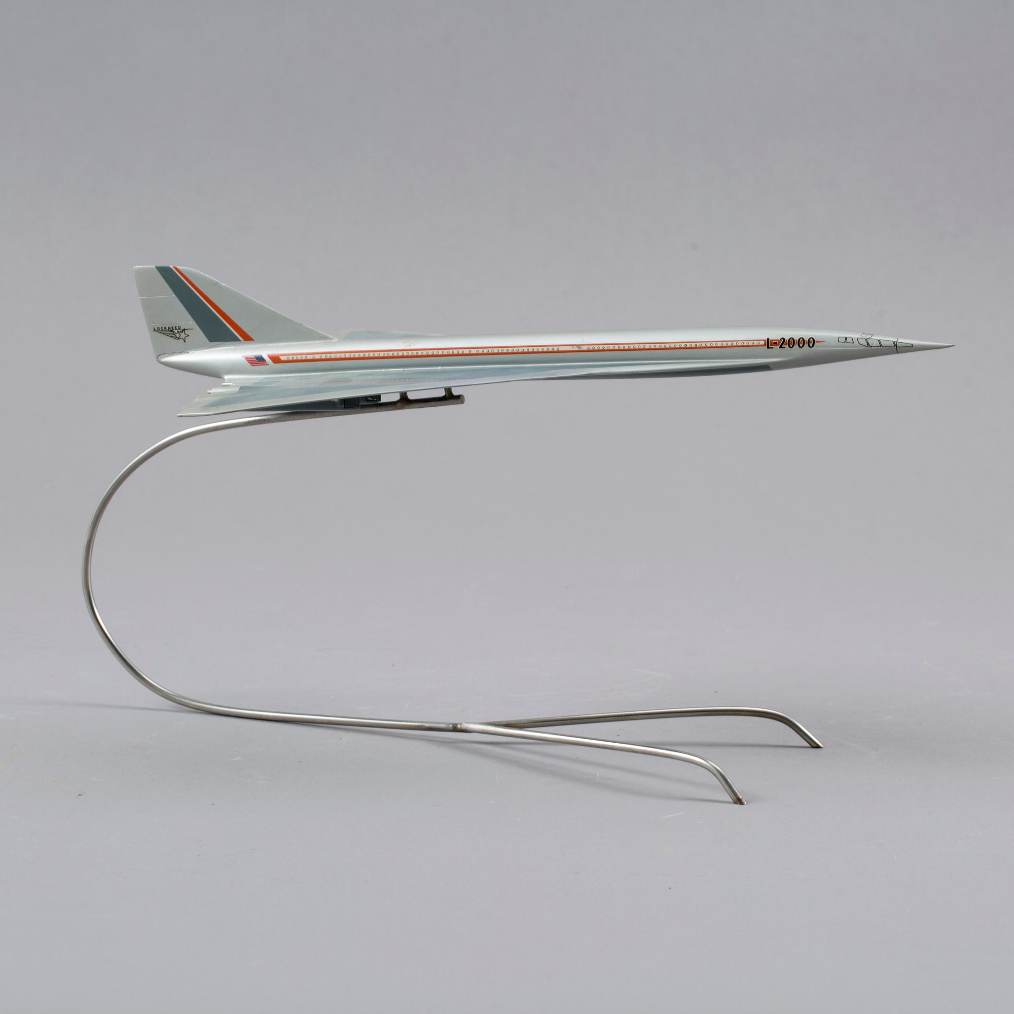 A FREMO MODEL "LOCKHEED L-2000". Charlottenlund Denmark.