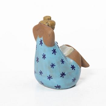 Lisa Larson, an 'Emma' stoneware figurine from the series 'ABC-flickorna', Gustavsberg, Sweden.