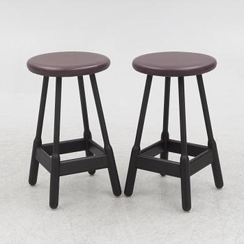Chris Martin, a pair of 'Albert Bar Stools', Massproductions.