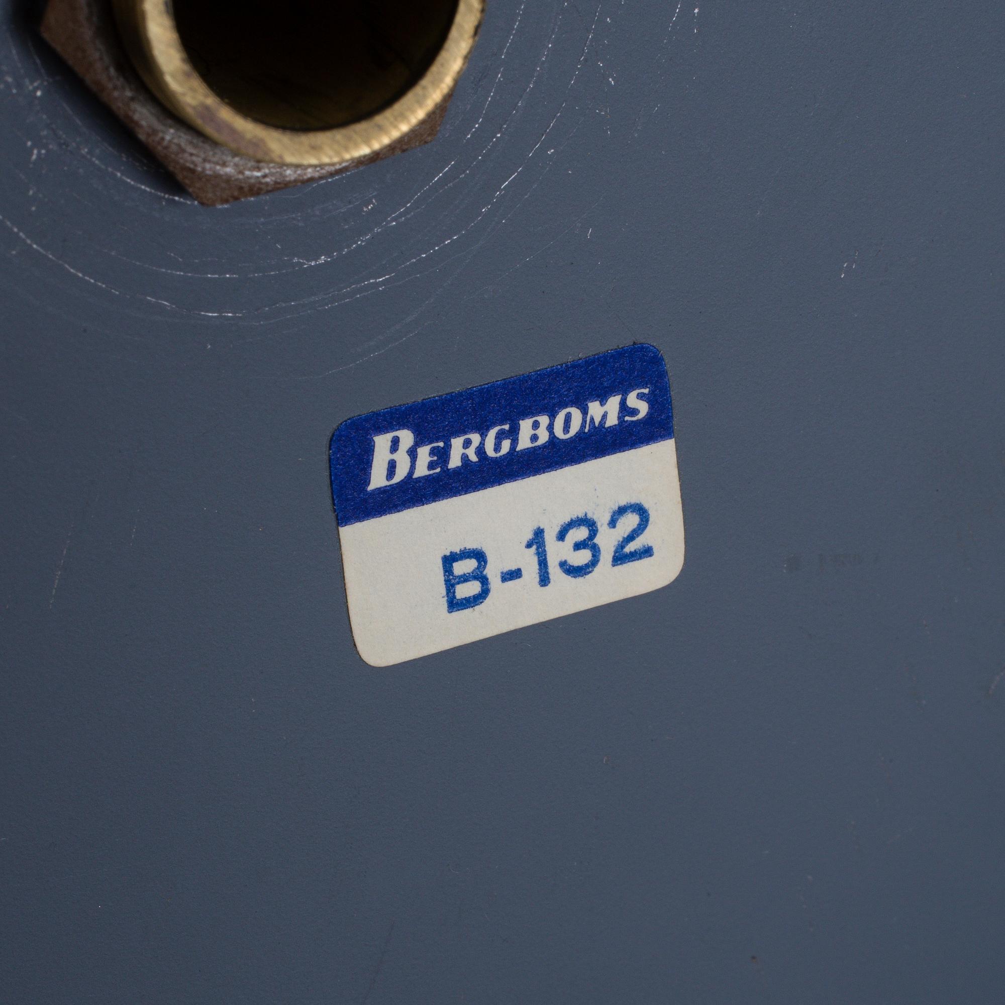 BORDSLAMPA, Bergboms B-132, 1900-talets andra hälft.