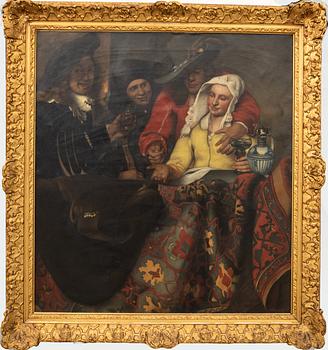 Jan Vermeer van Haarlem, copy after, Inn interior.