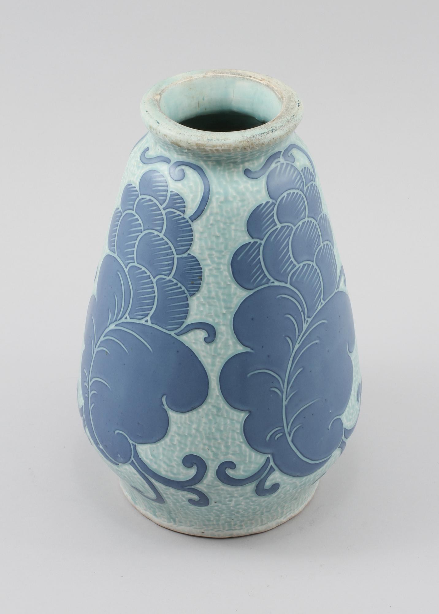 VAS, flintgods, Josef Ekberg, Gustavsberg, 1920.
