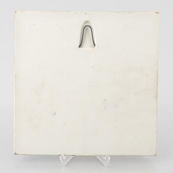 Lisa Larson, väggreliefer, 3 st, stengods, Gustavsberg.