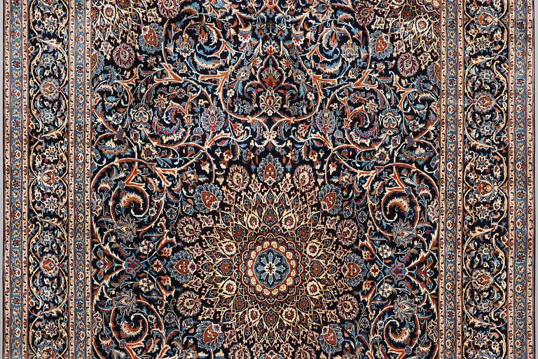 A carpet, Kashmar, c. 420 x 293 cm.