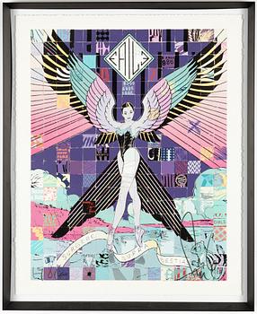 FAILE, silkscreen in colours, 2013, signed.
